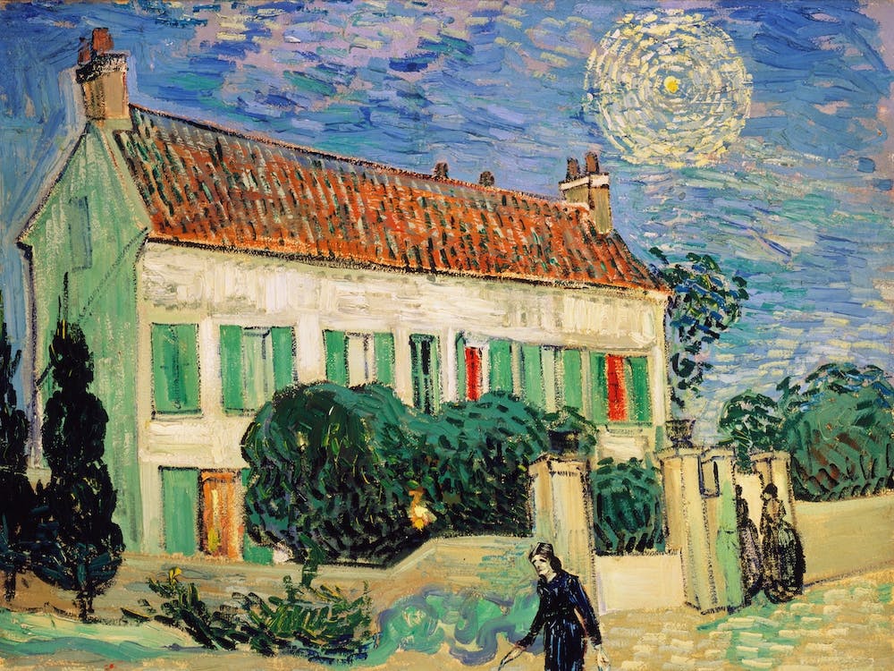 White House At Night, Vincent Van Gogh