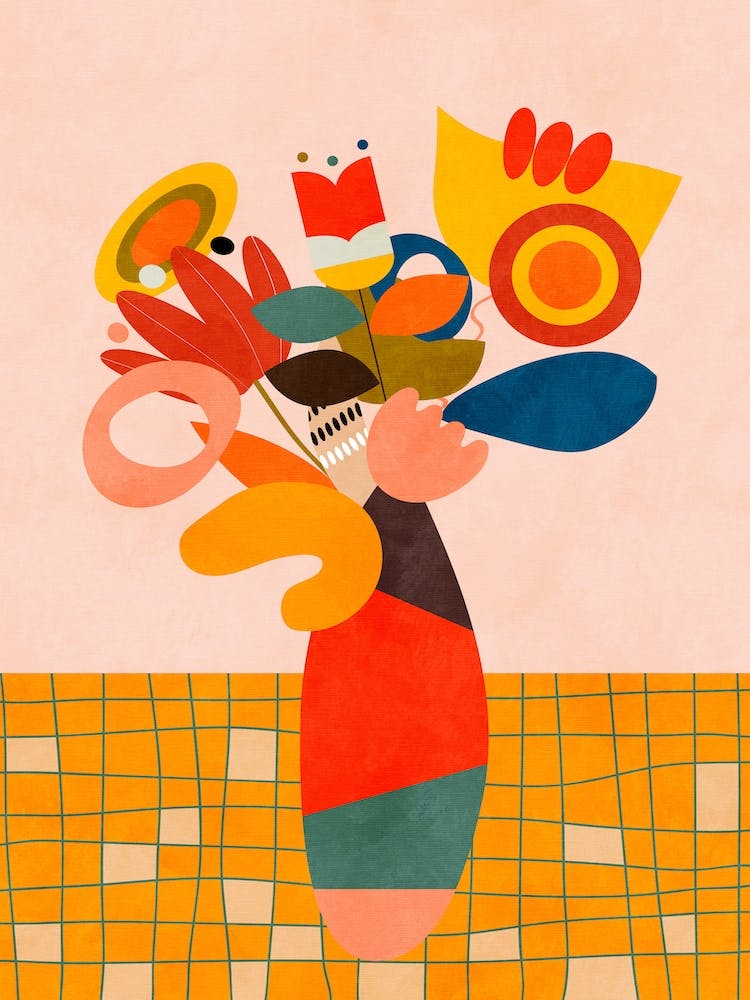 Mid Century Modern Floral 4