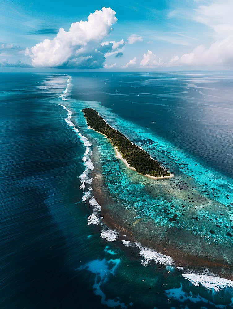Aerial View Of The Maldives 1