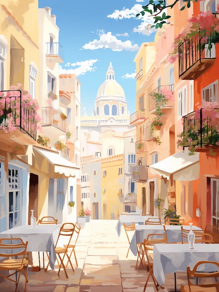 Cadiz Spain 8 Illustration