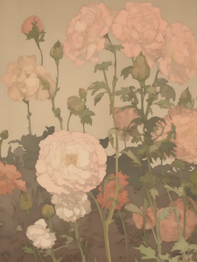 Muted Tones Flowers 8