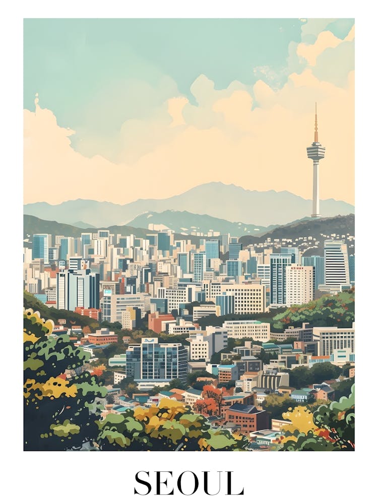 Seoul City Skyline 1