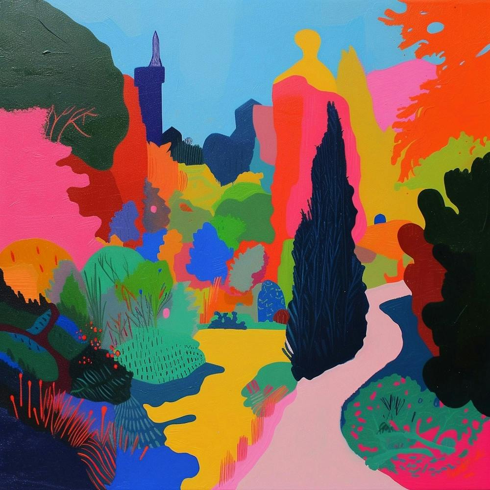 Abstract Park Collection Parc Des Buttes Chaumont Paris 4