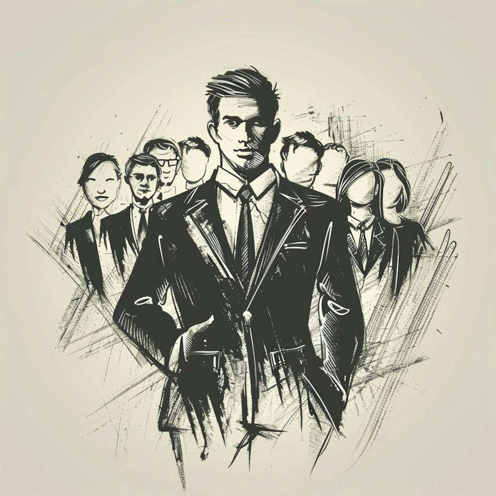 Businessman In A Suit