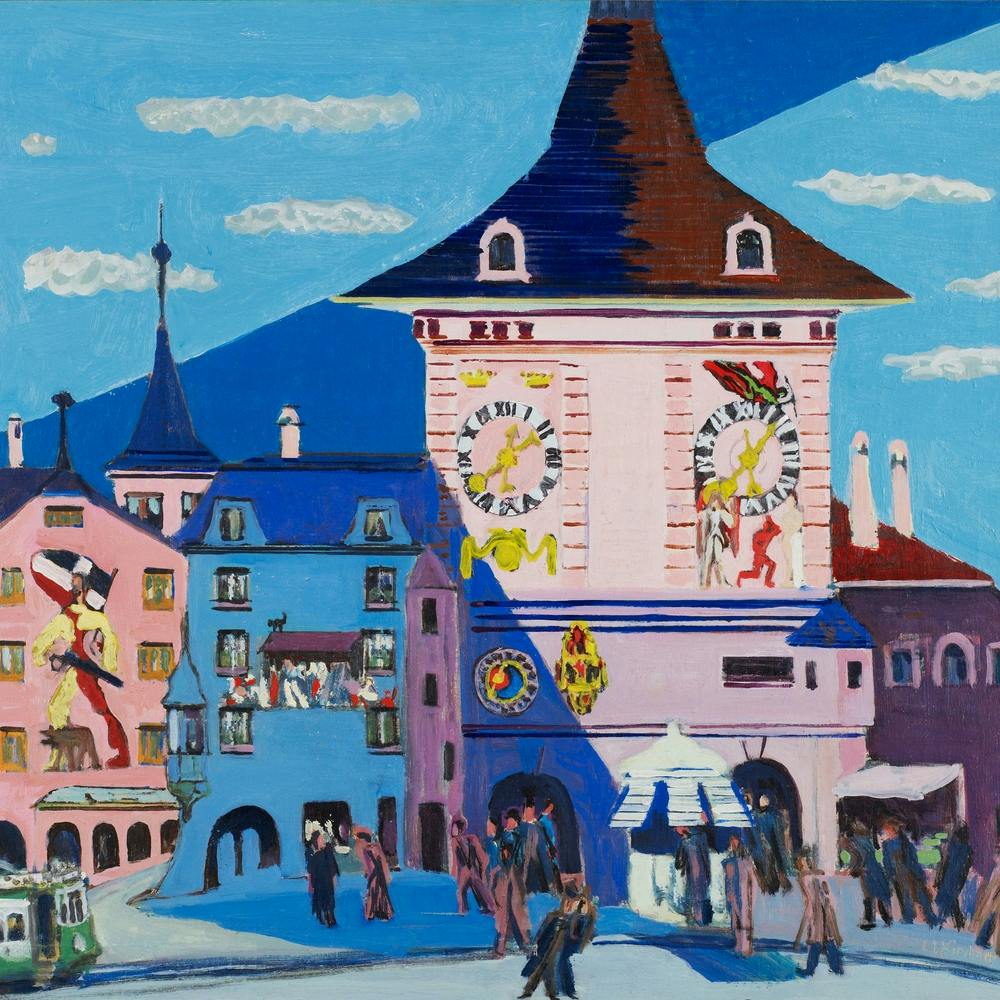 Bern With Belltower, Ernst Ludwig Kirchner Square
