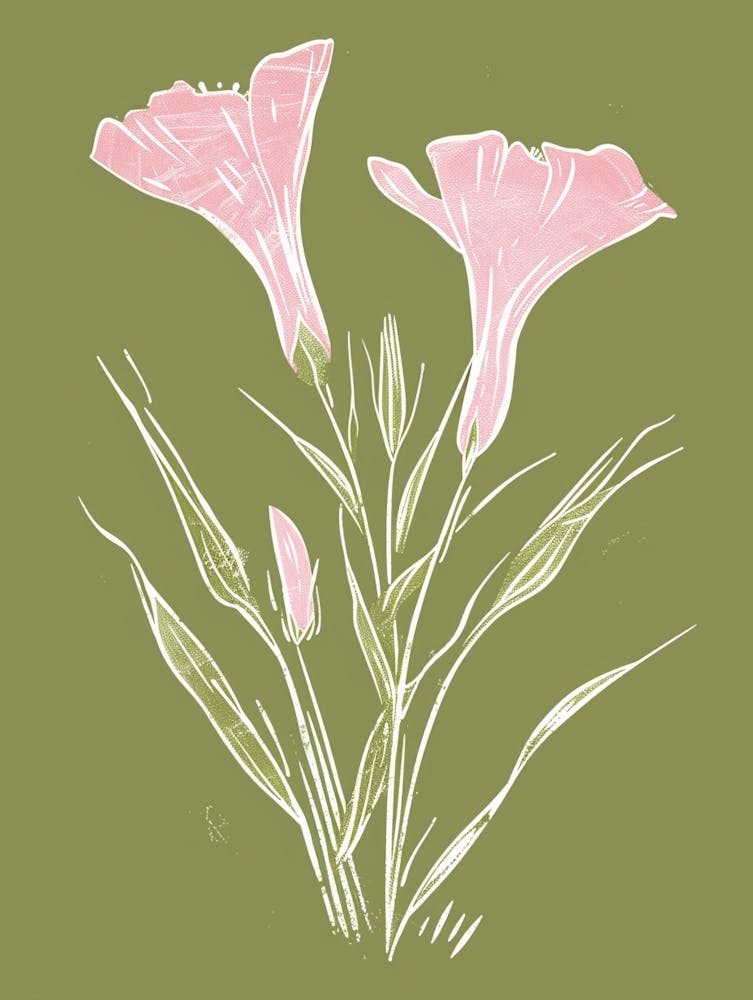 Pink & Green Lisianthus 3
