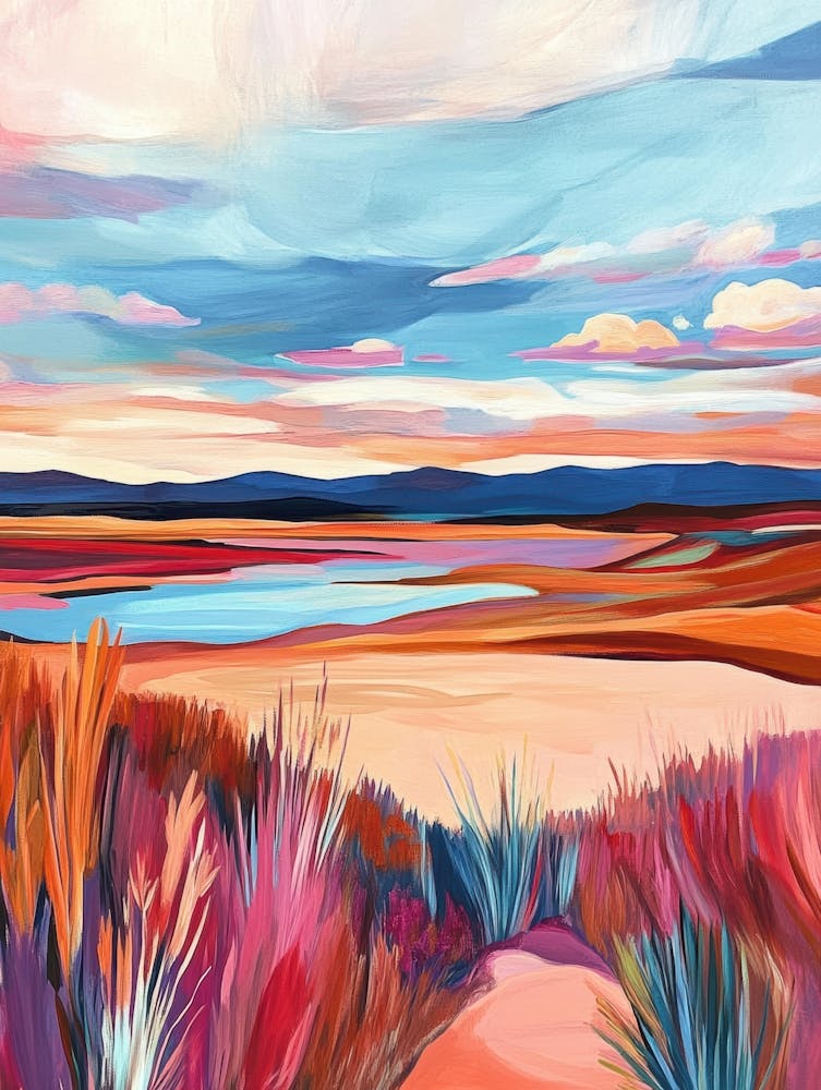 Desert Landscape Canvas Print 4