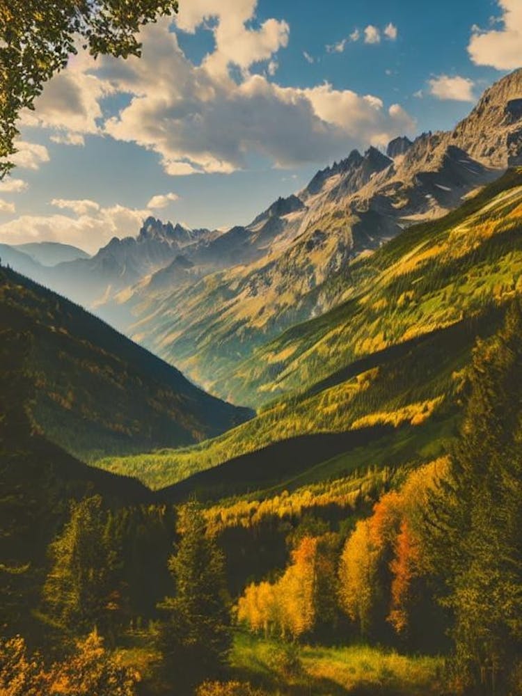 Écrins National Park France Vintage Poster