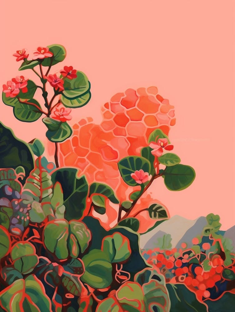 Boho Plant Painting Mother Of Thousands Plant 1