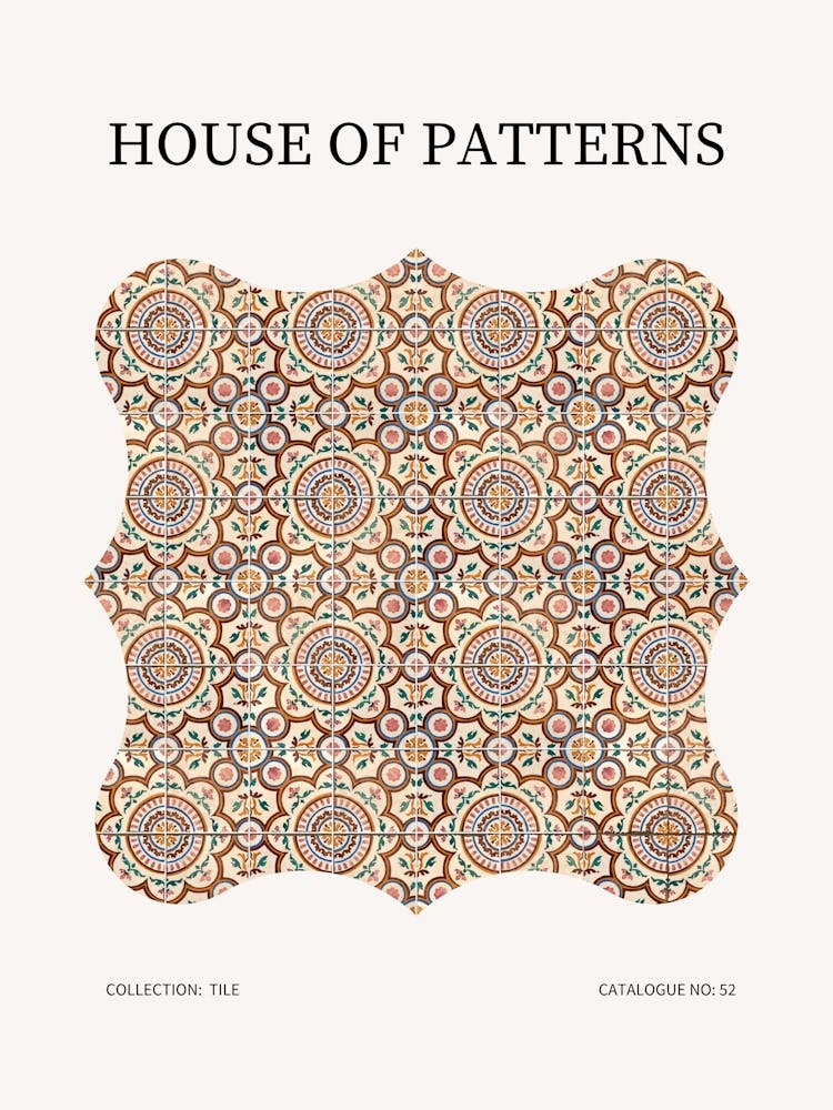 Tile Pattern Poster 53