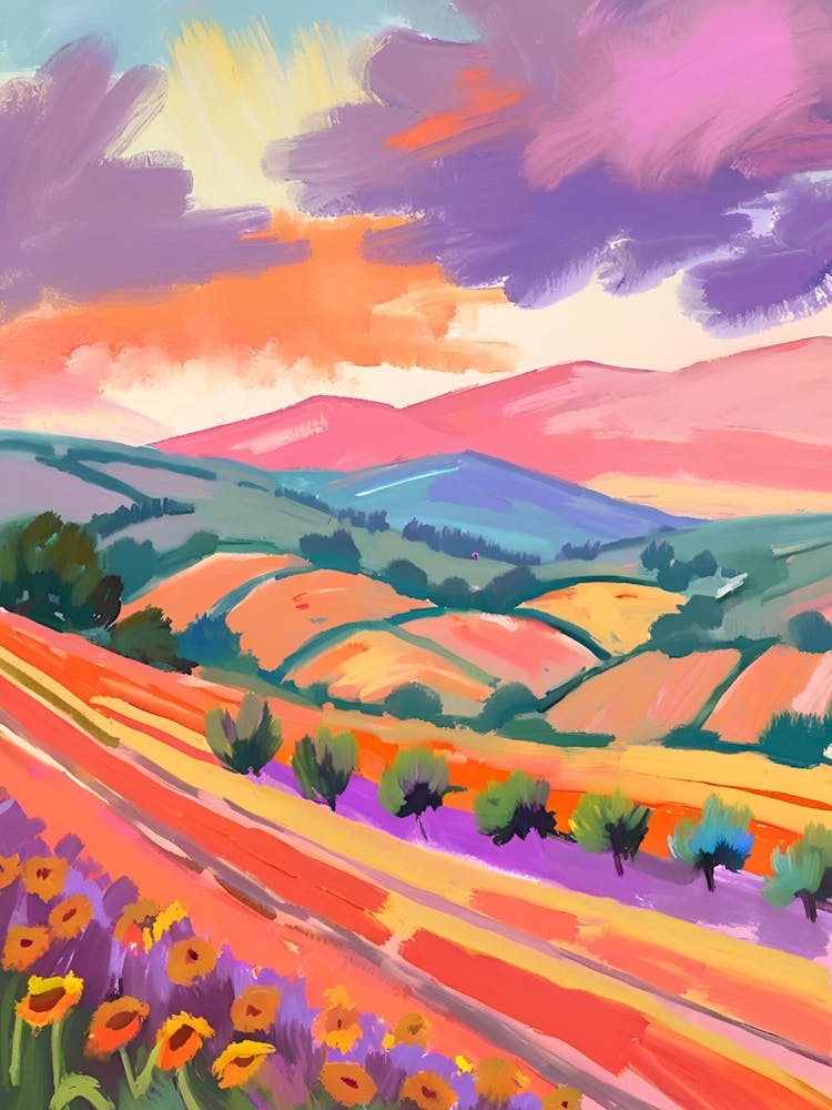 Sunset In The Valley