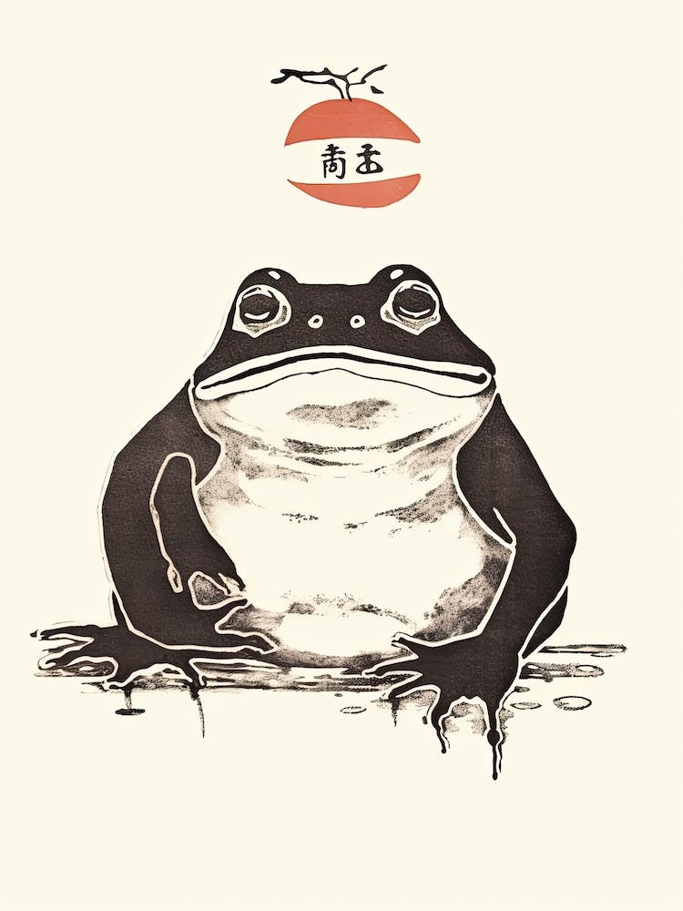 Frog Neutral Colours,  Matsumoto Hoji Inspired Japanese 4