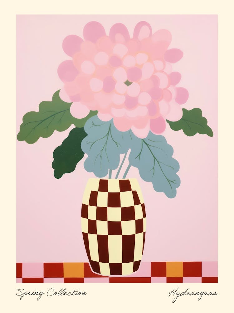 Collection Printemps Hortensias Vase à Fleurs 2