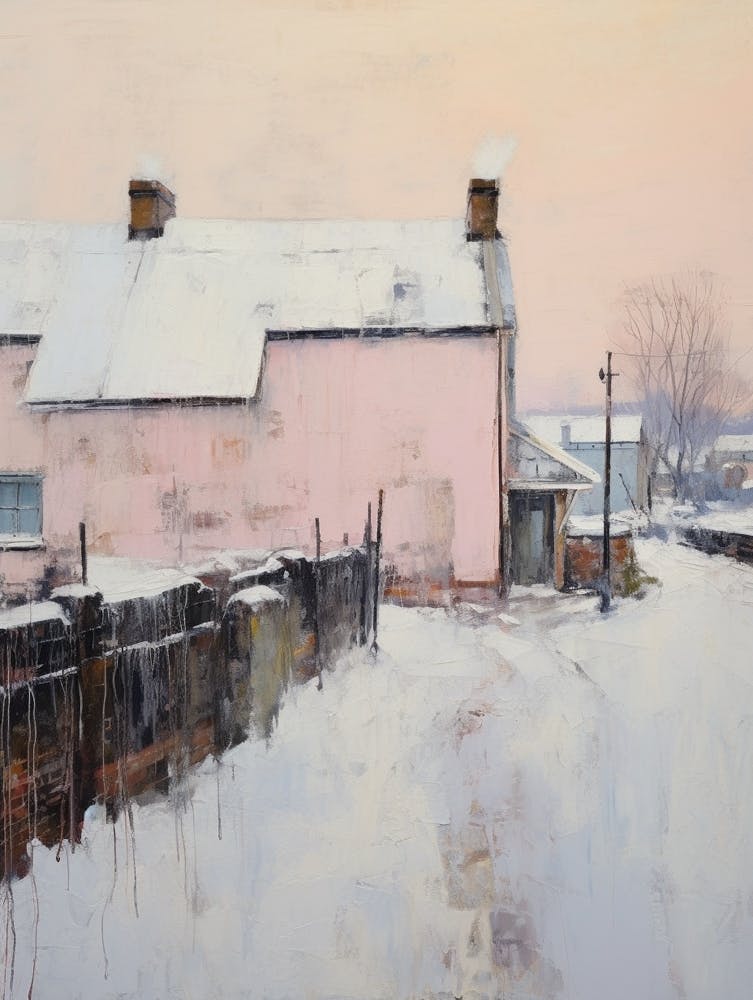 Dreamy Winter Painting Belfast Northern Ireland 1