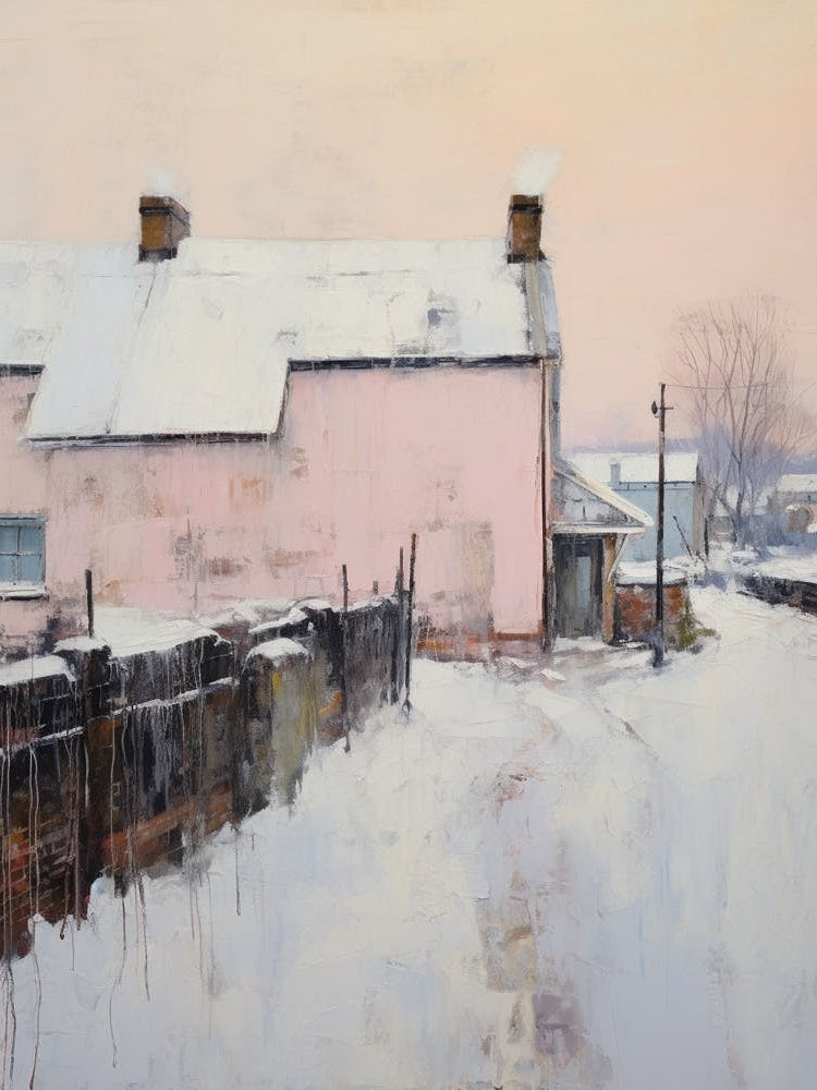 Dreamy Winter Painting Belfast Northern Ireland 1