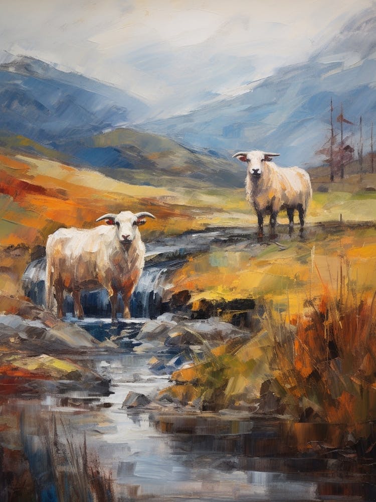Highland Sheep In Glen Etive 4
