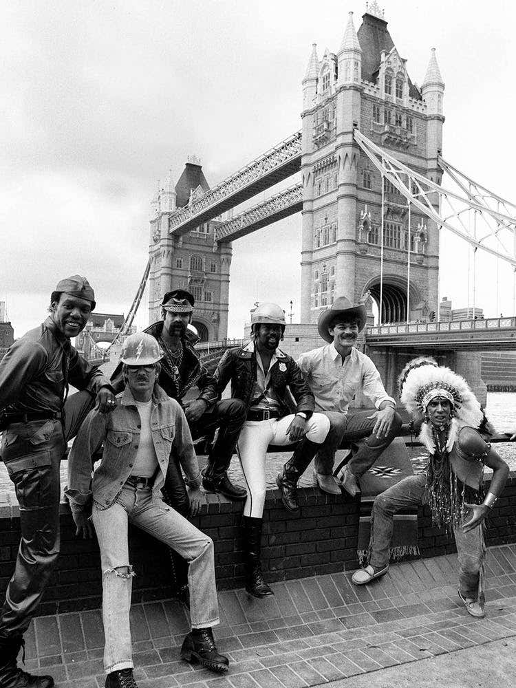 Village People At Tower Bridge London, 1980