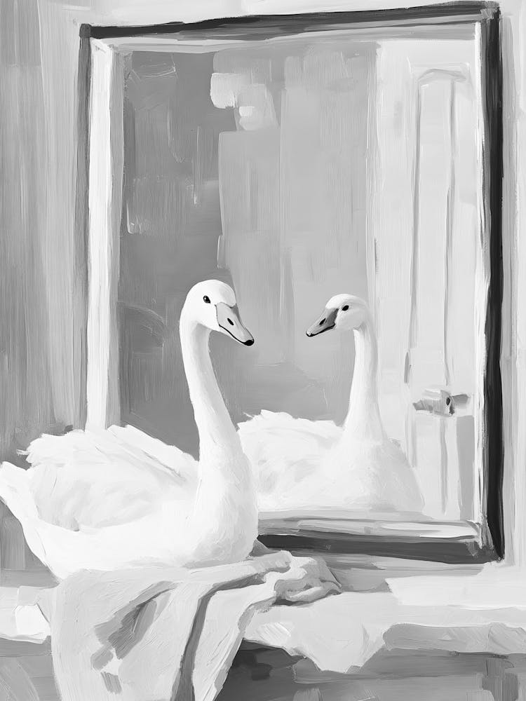 Swans In The Mirror