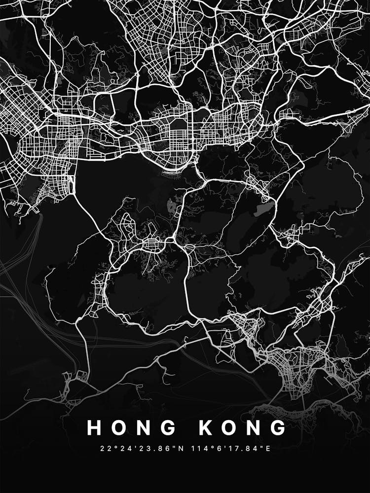 Hong Kong - Carte Noire