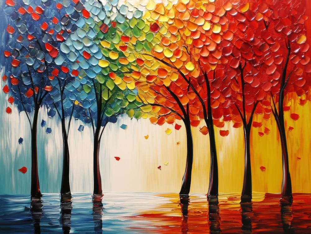Colorful Trees 12