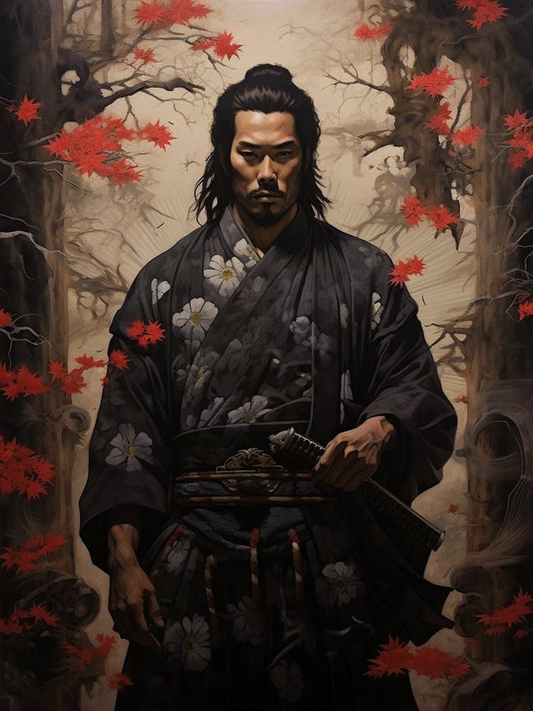 Japanese Samurai Illustration 14