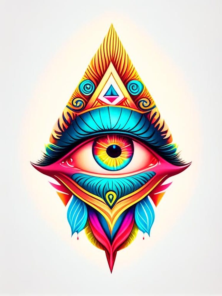 Pineal Gland, Symbol, Third Eye Tattoo 1