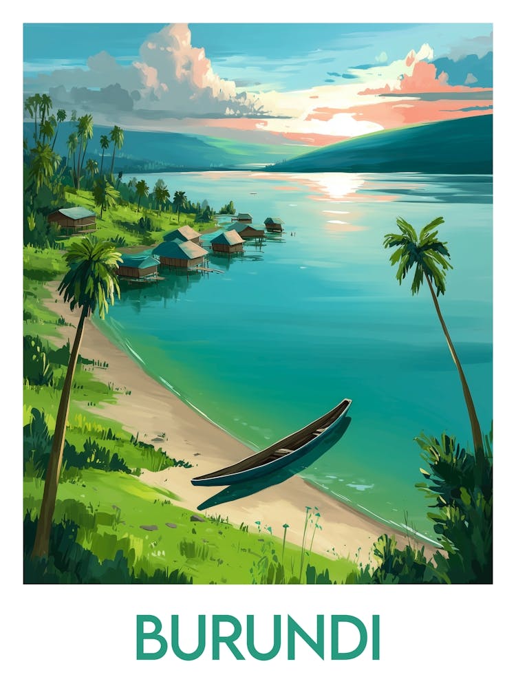 Affiche de voyage Burundi