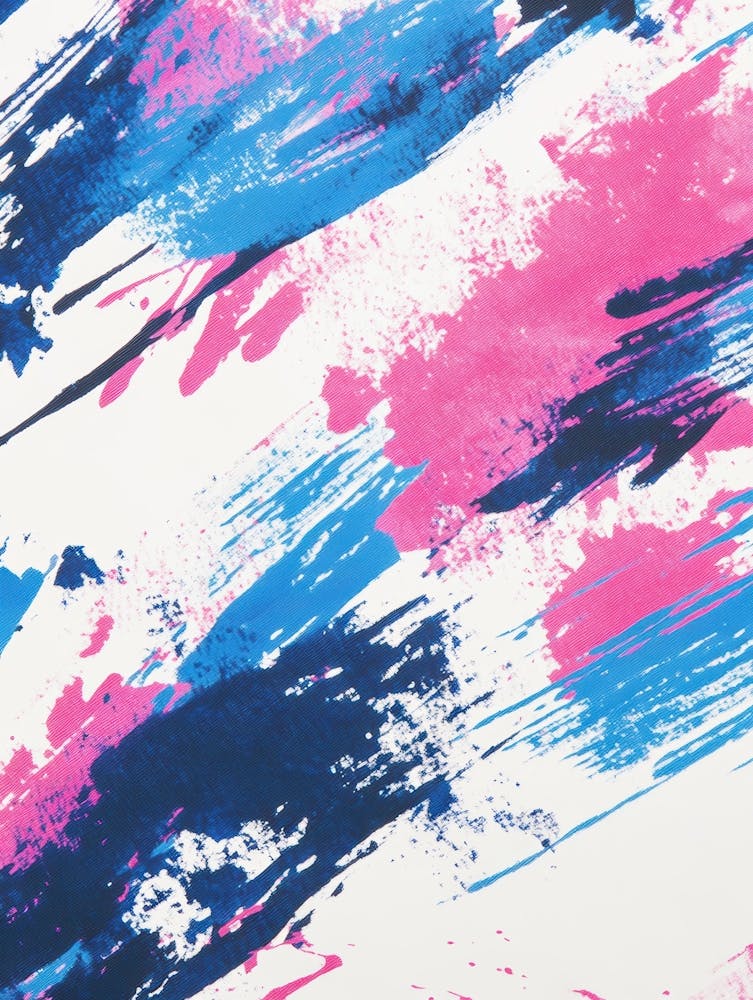 Pink And Blue Paint Splatter