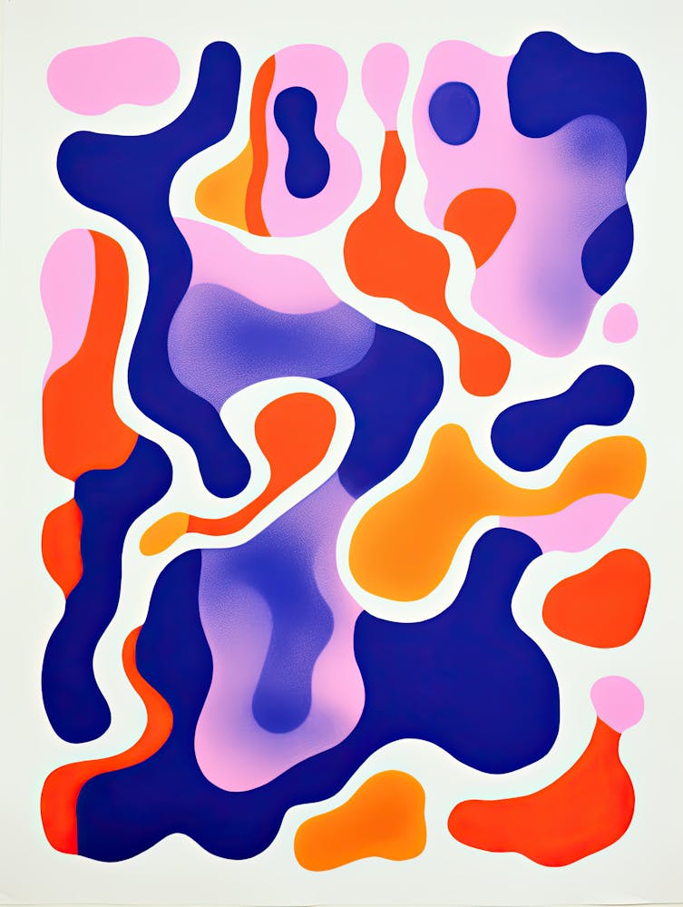 Shifting Frequencies Psychedelic Wave Art