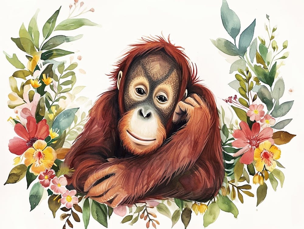 Little Floral Orangutan 4