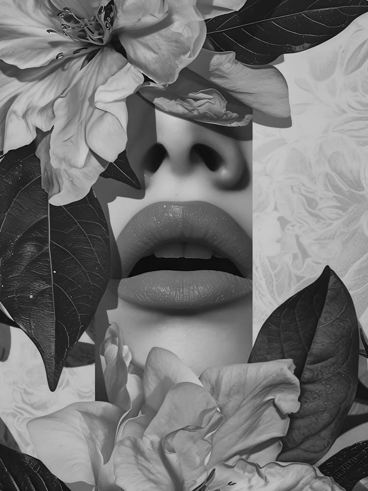Flowers And Lips