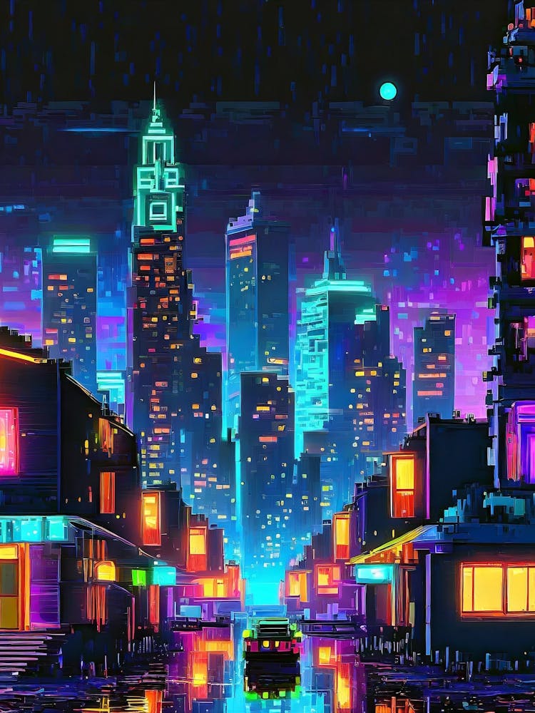 Cyberpunk Pixel Art