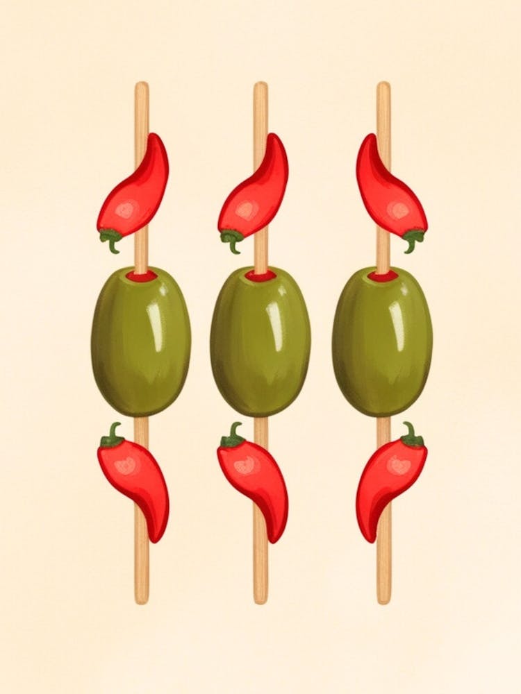 Olives On Sticks 1