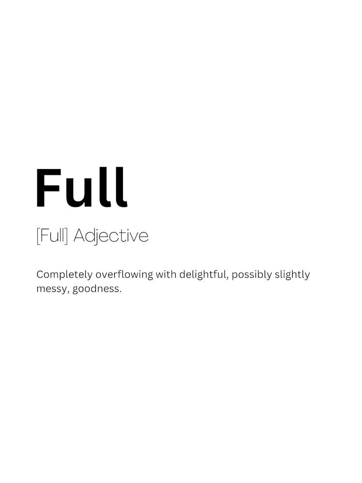 Full Definition Meaning 1