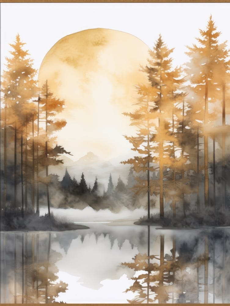 Sunset In The Forest 9