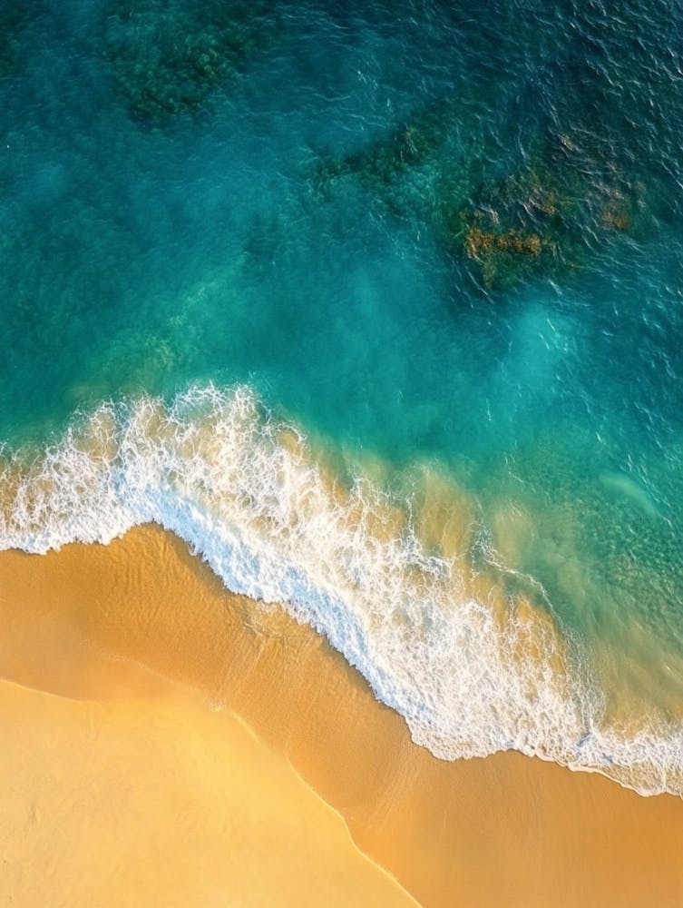 Aerial View Of A Beach 123