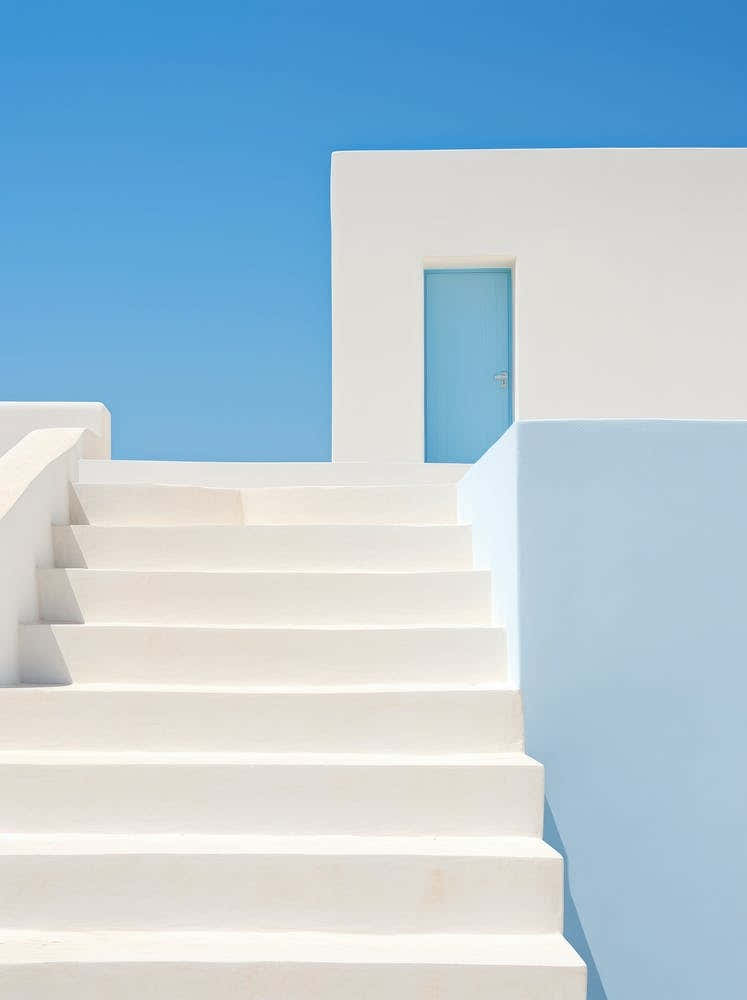 White House With Blue Door 1