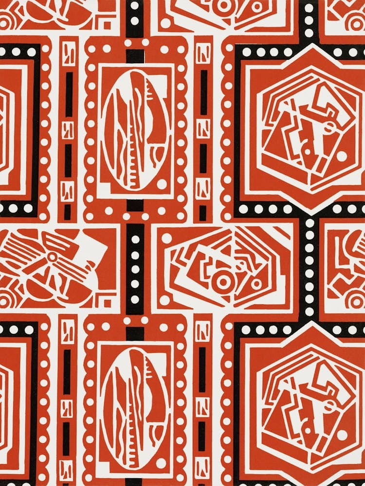 Red And Black Pattern