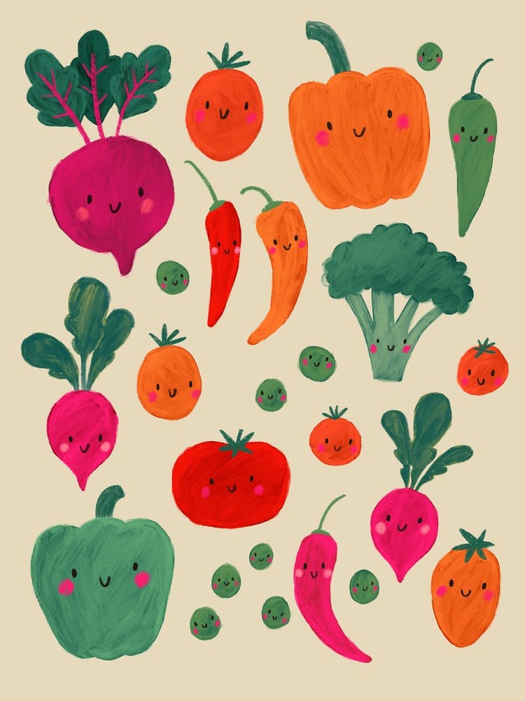 Happy Veg Eat The Rainbow