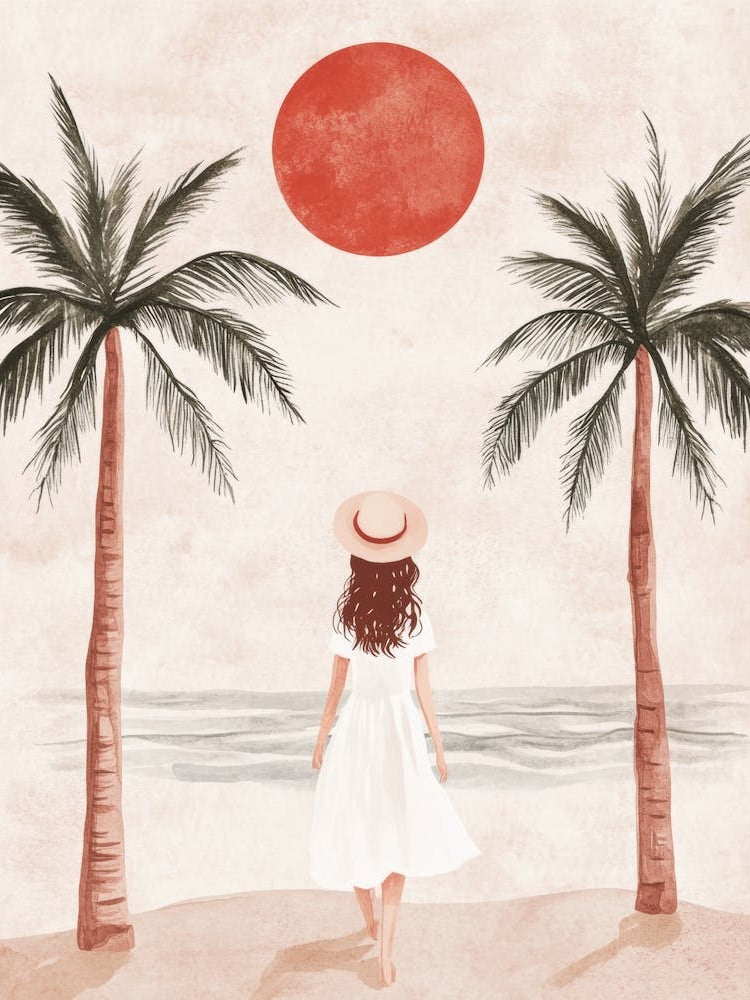 Woman On The Beach 2