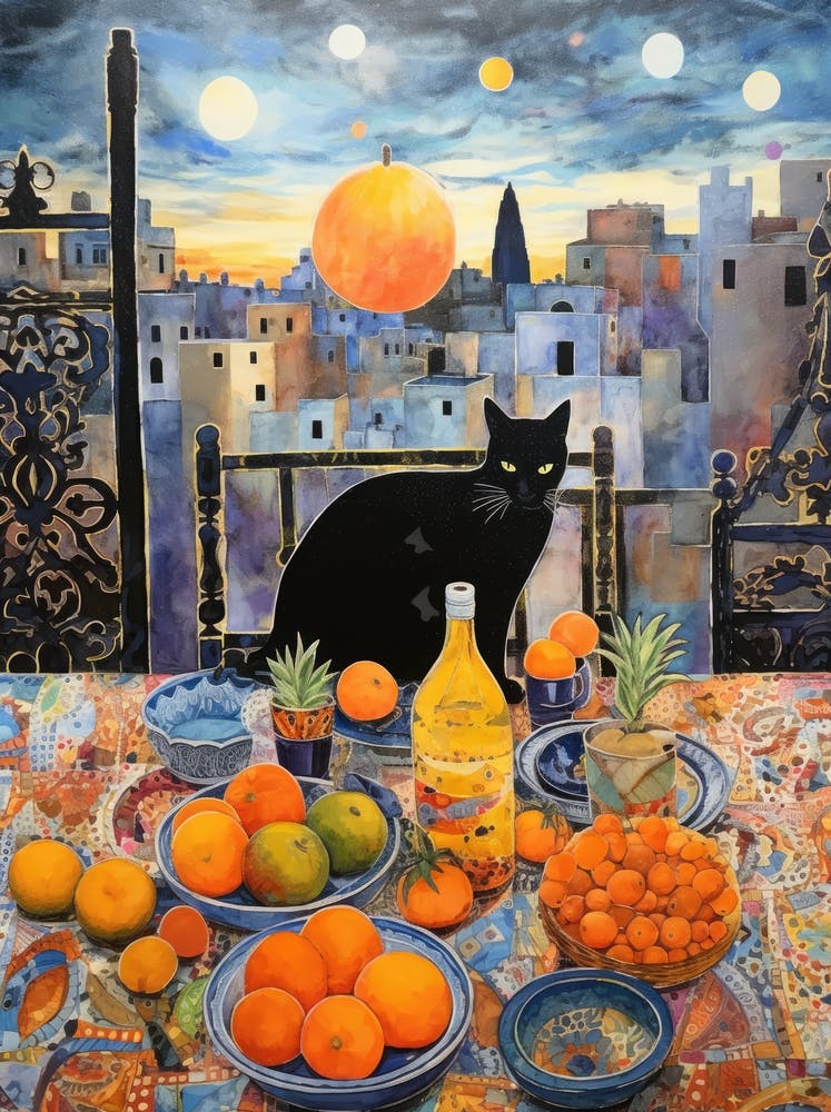 Cat On A Table 4