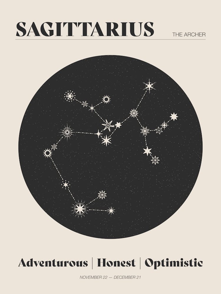 Astrology Constellation - Sagittarius
