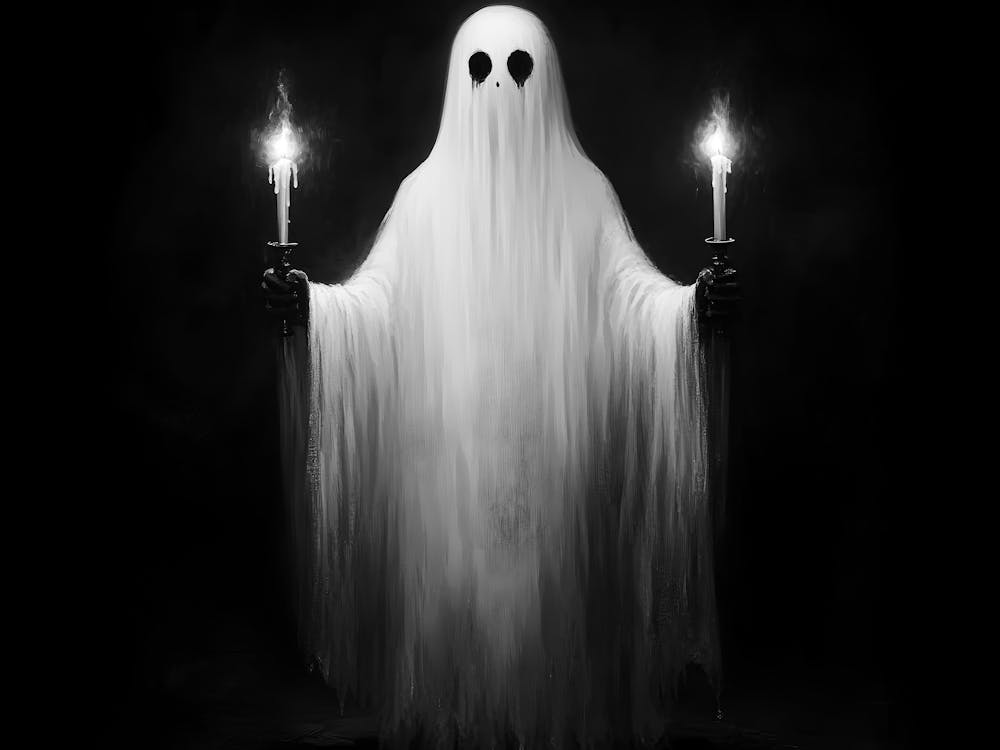 Ghost With Candles