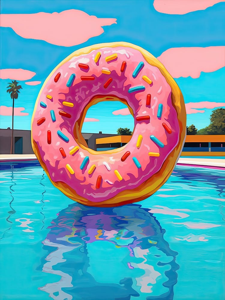 Farbenfrohe Pop-Art-Donuts 6