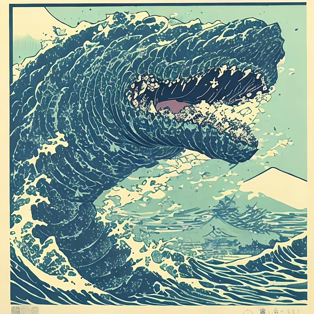 Art Block inspired Leviathan