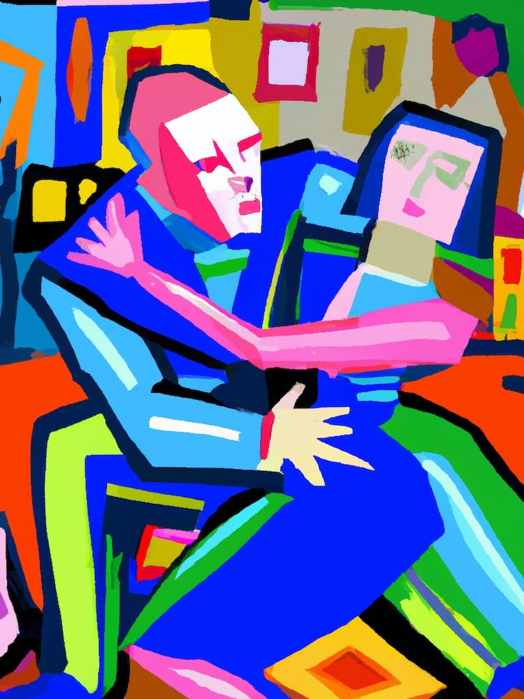Dancing Couple Matisse 2