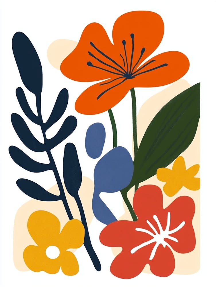 Abstract Floral Print 4