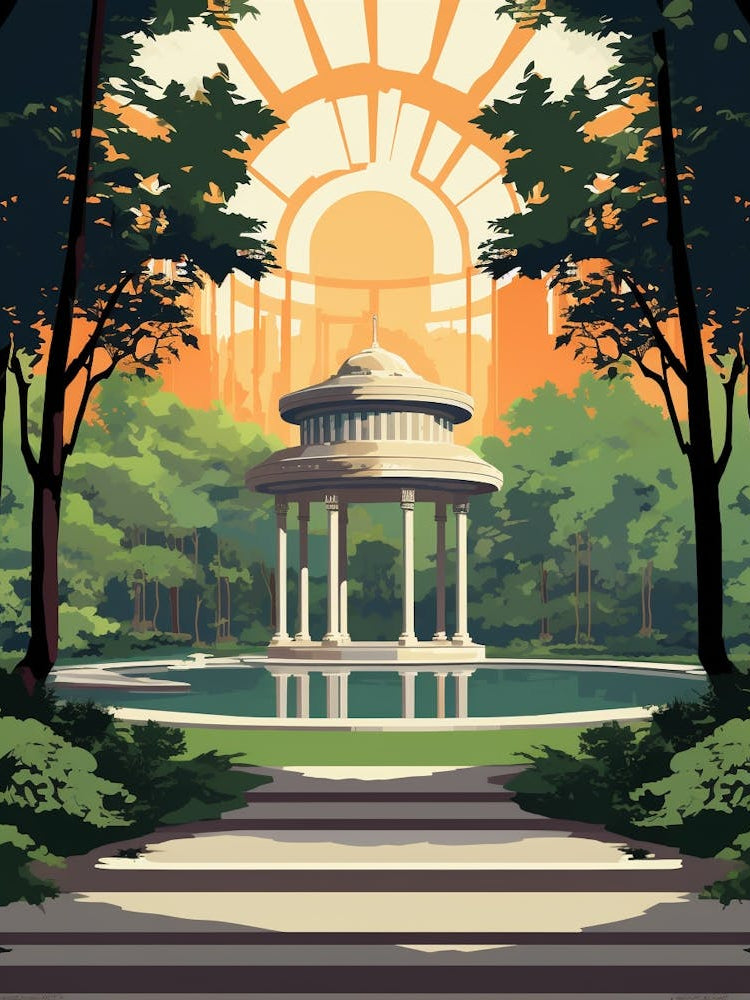 Emirgan Park Modern Pixel Art 3
