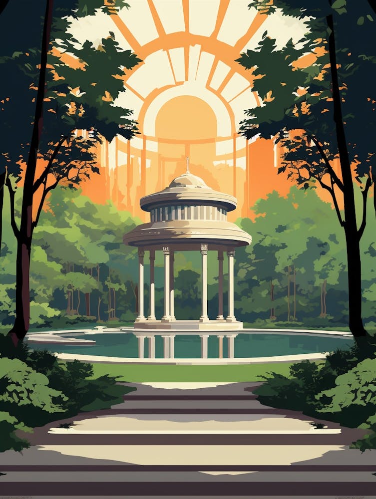 Emirgan Park Modern Pixel Art 3