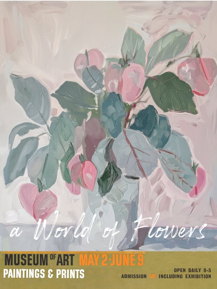 A World Of Flowers, Van Gogh Exhibition Bleeding Heart 2